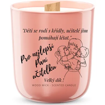 Svíčka Ravina Pro paní učitelku - Ravina sójová svíčka