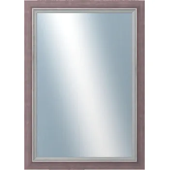 Zrcadlo DANTIK - Zarámované zrcadlo - rozměr s rámem cca 50x70 cm z lišty AMALFI fialová (3117)