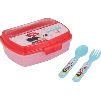 Svačinový box BOX NA SVAČINU S PŘÍBOREM MINNIE stor 18809 Velikost: uni