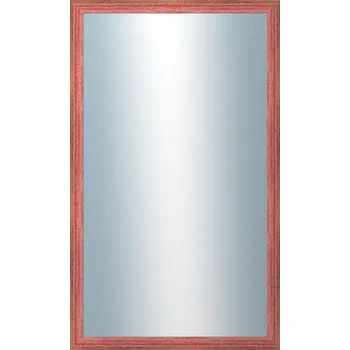 Zrcadlo DANTIK - Zarámované zrcadlo - rozměr s rámem cca 60x100 cm z lišty LYON červená (2707)