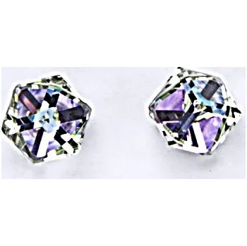 Náušnice Stříbrné náušnice Swarovski krystal vitrail light - NŠ1230 (Stříbrné náušnice se Swarovski krystalem)