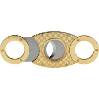 Ořezávač na cigary Checkered Gold