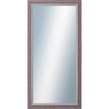 Zrcadlo DANTIK - Zarámované zrcadlo - rozměr s rámem cca 50x100 cm z lišty AMALFI fialová (3117)