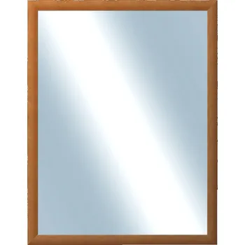 Zrcadlo DANTIK - Zarámované zrcadlo - rozměr s rámem cca 70x90 cm z lišty LEDVINKA světle hnědá (1440)