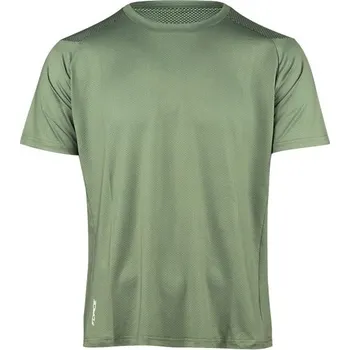 cyklistický dres FORCE Pánský dres s krátkým rukávem FORCE MTB MOUNT, army - S