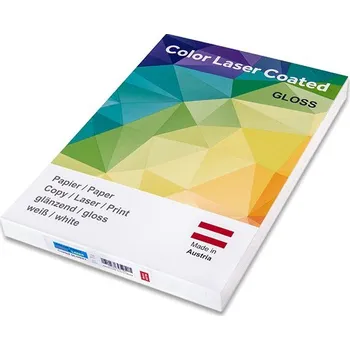 Kancelářský papír Papír Color Laser Coated A4, matný 250 g, 125 listů