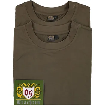 ORBIS - 2 pack triko pánské barva oliv XS