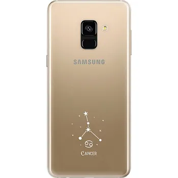 Odolné silikonové pouzdro iSaprio - čiré - Rak - Samsung Galaxy A8 2018