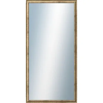 Zrcadlo DANTIK - Zarámované zrcadlo - rozměr s rámem cca 50x100 cm z lišty TRITON bílý bronz (2140)