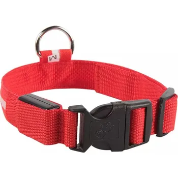 Obojek pro psa Surtep Animals LED Obojek pro psa Mesh Barva: Červená, Velikost: M