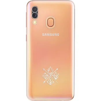 Pouzdro na mobilní telefon Odolné silikonové pouzdro iSaprio - čiré - Elements - Samsung Galaxy A40