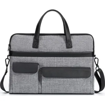 Comix Látková taška na dokumenty s kapsami a popruhem A8119 Barva: Černá