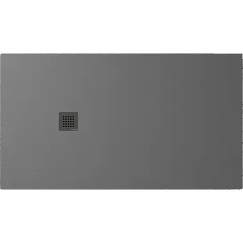 Sprchová vanička Polysan TRENECA vanička z litého mramoru s možností úpravy rozměru, 160x90cm, šedá mat