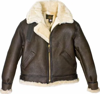 Pánský bomber MIL-TEC US B3 Sheepskin Leather Jacket 10450009