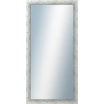 Zrcadlo DANTIK - Zarámované zrcadlo - rozměr s rámem cca 50x100 cm z lišty PAINT zelená velká (2964)