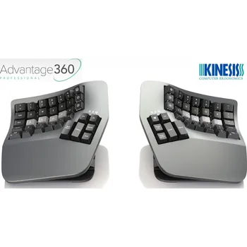 Klávesnice Kinesis Advantage360 Professional Wireless Kailh Box Pink Linear Quiet (KB360-PRO-KLQ)