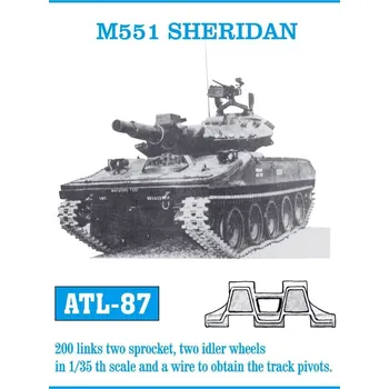 Plastikový model 1/35 ATL-087 M551 SHERIDAN - Friul Model