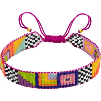 Náramek Náramek s prvky ze žlutého zlata a korálky - AP534-8100