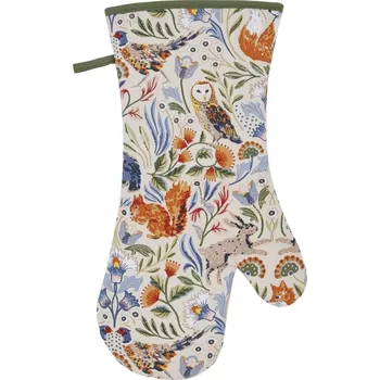 Chňapka Textilní kuchyňská rukavice Blackthorn krémová, zelená