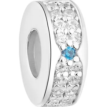 Přívěsek Stříbrný přívěsek Beads se zirkony - zarážka - AP534-6033