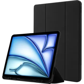 Pouzdro na tablet VSECHNONAMOBIL 76491 LEATHER Zaklápěcí kryt pro Apple iPad Air 11 2025 / Air 11 2024 černý