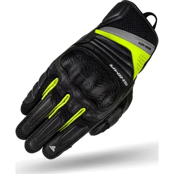 Moto rukavice moto rukavice SHIMA RUSH black/yellow fluo Velikost: M