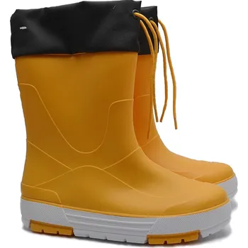 Chlapecké holínky Holínky gumáky Camminare Bimbo žluté se stahovací šňůrkou Velikost: 34-35