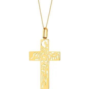 Přívěsek Zlatý přívěsek - kříž - AP529-1764