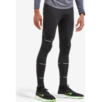 Pánské legíny KIPRUN Pánské běžecké legíny Kiprun Run 500 Dry S ČERNÁ