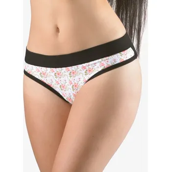 Kalhotky Gina Tanga francouzská kolekce Disco 18 14157P Barva/Velikost: černá, maracuja / M/L