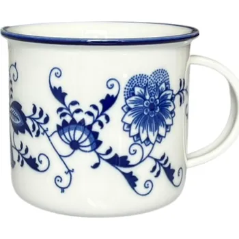 Český porcelán, a.s., Dubí Hrnek Tina, 380 ml, cibulák, porcelán Dubí