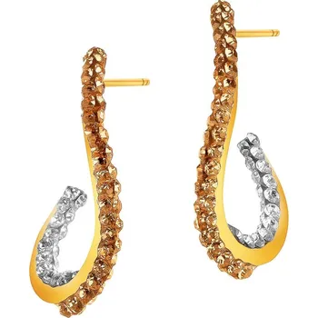 Náušnice Zlaté náušnice se zirkony - AP534-9200