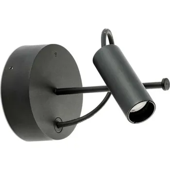 Osvětlení FARO CLAP nástěnné a stropní svítidlo, černá 6W 3000K 38st. se stínítkem