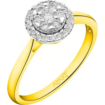 Prsten Zlatý prsten s diamanty - 0,25 ct - ryzost 585 - 181.296