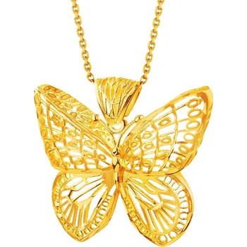 Přívěsek Zlatý přívěsek - motýl - AP536-3737