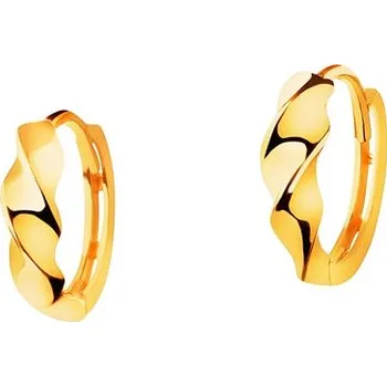 Náušnice Zlaté náušnice - kroužky, 13 mm - AP532-3801