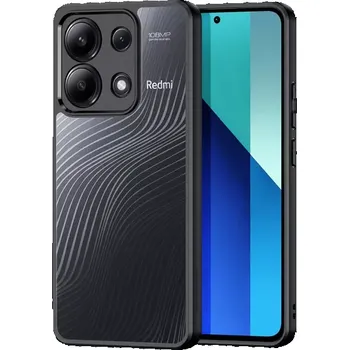 Pouzdro na mobilní telefon Silikonové pouzdro Dux Ducis Aimo - Xiaomi Redmi Note 13 4G čiré - černé (DUX DUCIS Aimo - pancéřové pouzdro pro Xiaomi Redmi Note 13 4G, černé)