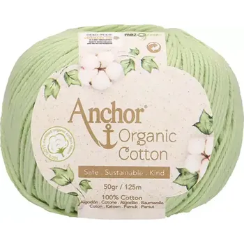 Příze Anchor Organic Cotton 1043 Pistáciová (Bio bavlna Anchor Organic Cotton 1043)