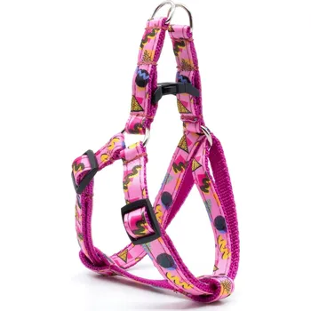 Postroj pro psa Vsepropejska Retro vibes růžový postroj pro psa Barva: Růžová, Obvod hrudníku: 55 - 80 cm