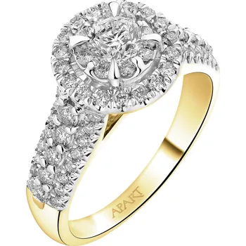 Prsten Zlatý prsten s brilianty - 1,00 ct - ryzost 585 - 220.774