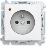 ABB Zoni zásuvka matná bílá 6699T-A06657 240 s přepěťovou ochranou (2CHT966657A4240)