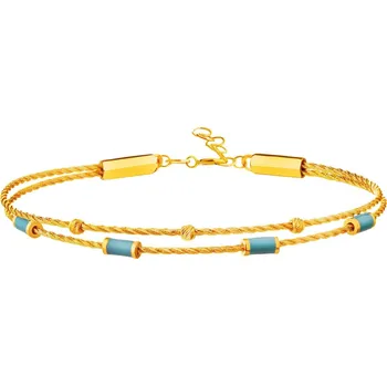 Náramek Zlatý náramek se smaltem - AP532-5978