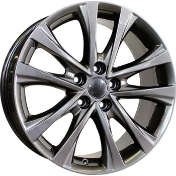 Alu kolo Alu kola Racing Line B1255, 18x7.5 5x114.3 ET45, titanová metalíza