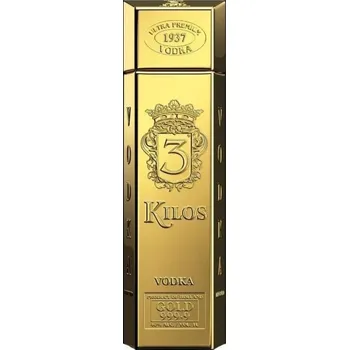 Vodka 3 Kilos Gold 1l 40%