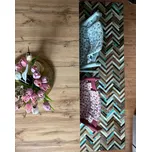 Koberec vícebarevný kožený 160 x 230 cm pravá hovězí kůže patchwork ručně vyrobený se vzorem Beliani