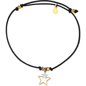 Náramek Náramek s prvky z pozlaceného stříbra - hvězdy - AP533-0879