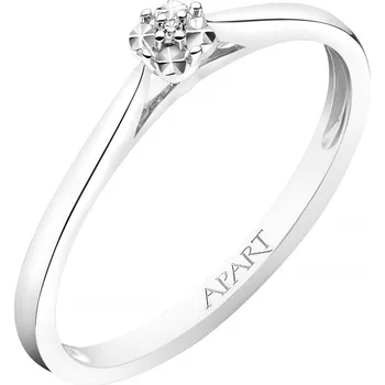 Prsten Prsten z bílého zlata s diamantem - 0,003 ct - ryzost 585 - 110.262