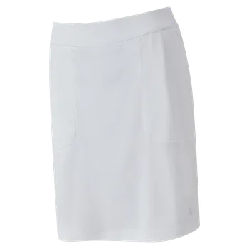 FootJoy Interlock Stretch Long dámská golfová sukně, bílá