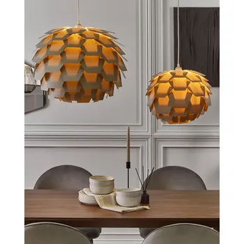 Závěsná lampa šedý květ ve tvaru kužele Osvětlení dětského pokoje Moderní design Beliani