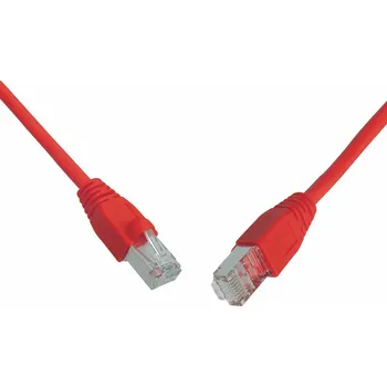 Kabel Solarix Solarix Patch kabel CAT5E SFTP PVC 10m červený snag-proof C5E-315RD-10MB